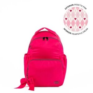 Lug Pattycake Backpack in Rosette  Pink NWT